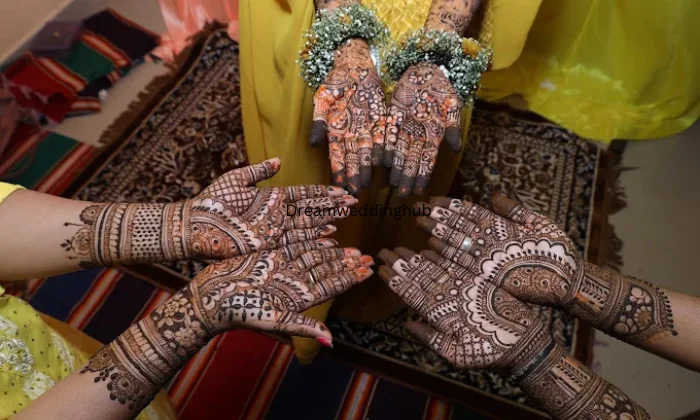 Amirtha makeover and mehendi